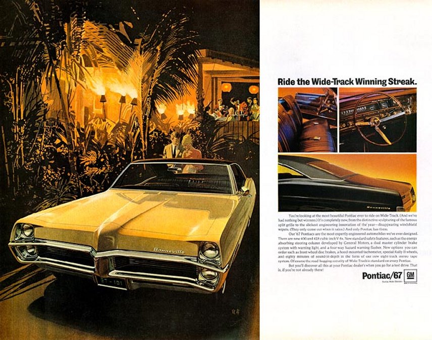 1967 Pontiac Auto Advertising